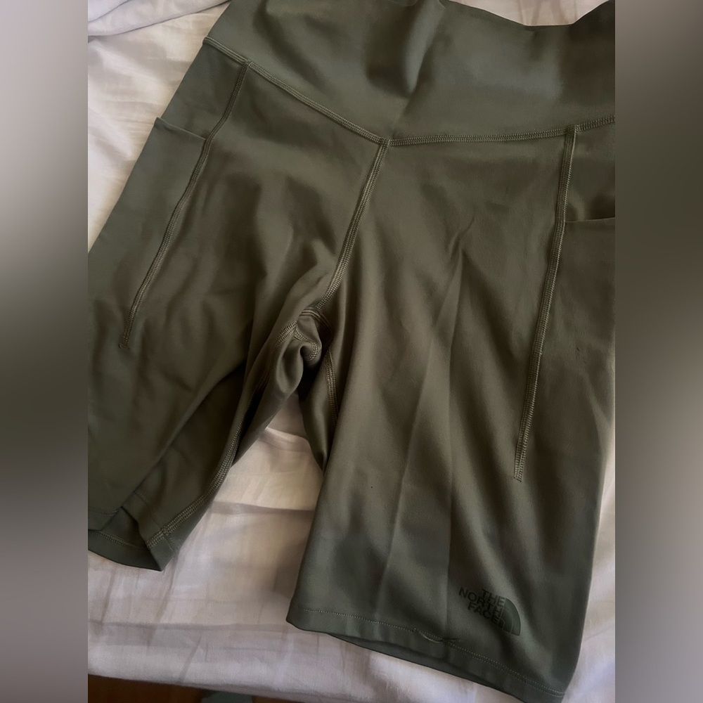 The North Face Women's Green Bike Shorts